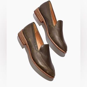 Madewell Frances loafer in olive